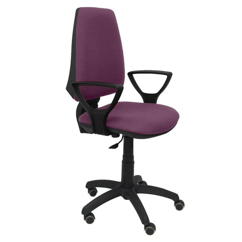 Silla Elche Cp Bali Morado Brazos Fijos Ruedas De