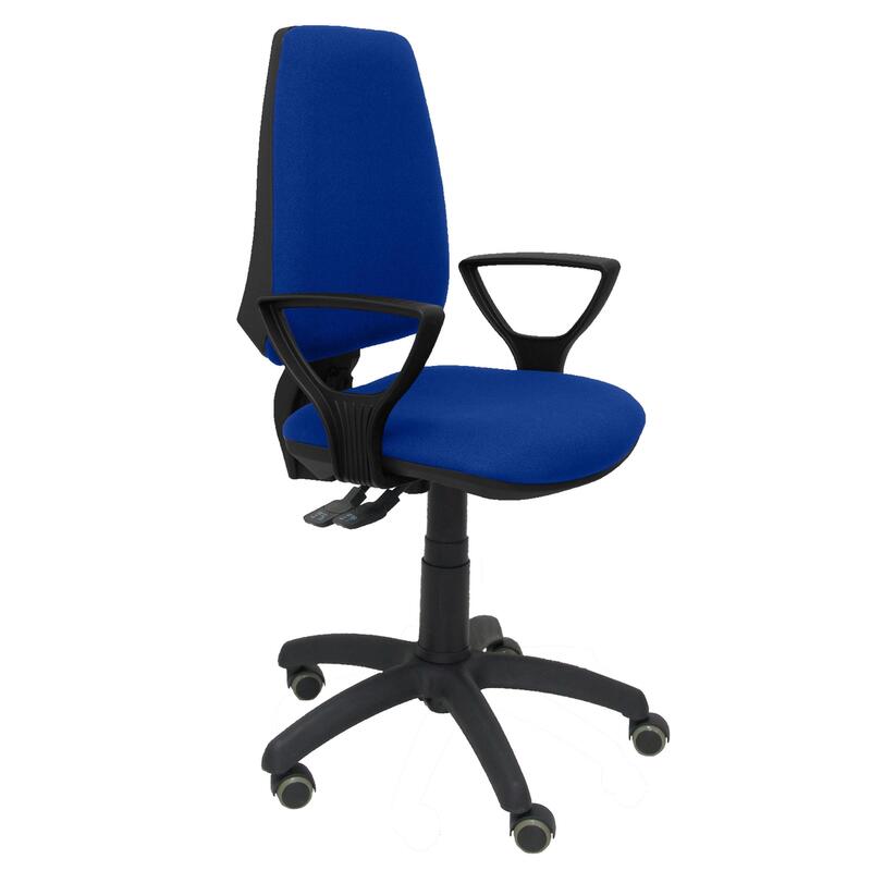 Silla Elche S Bali Azul Brazos Fijos Ruedas De Pa