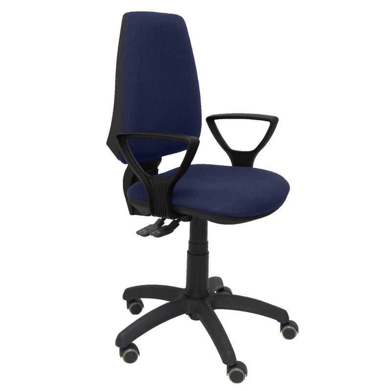 Silla Elche S Bali Azul Marino Brazos Fijos Rueda