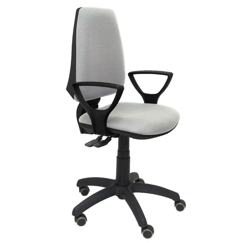 Silla Elche S Bali Gris Claro Brazos Fijos Ruedas