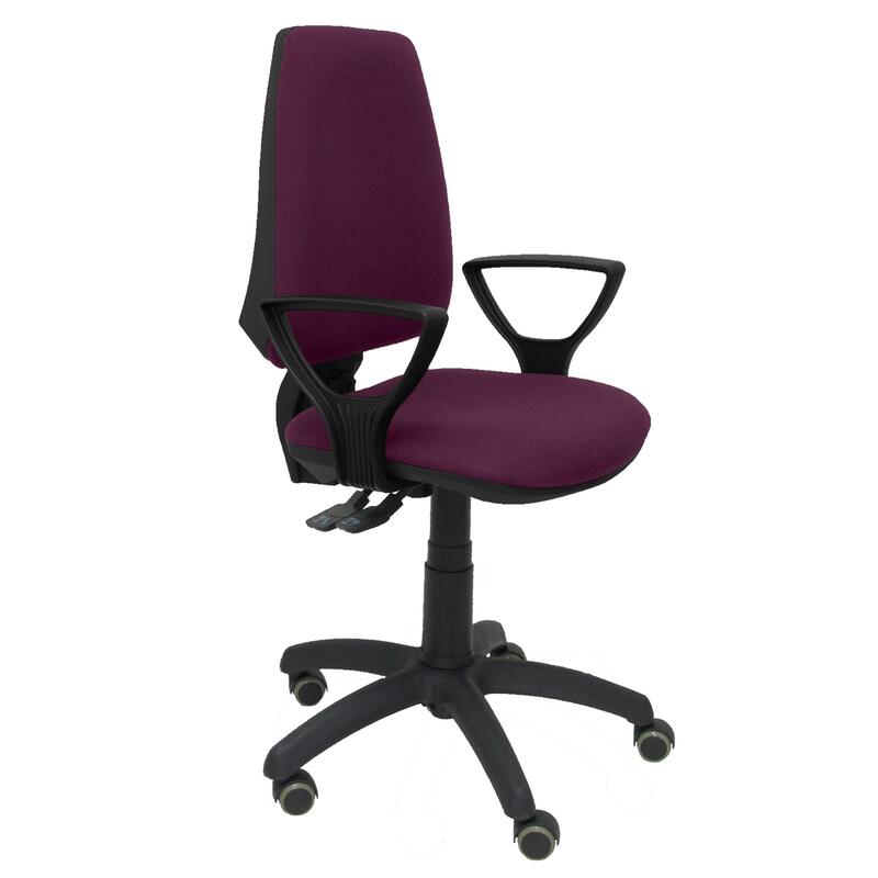 Silla Elche S Bali Morado Brazos Fijos Ruedas De
