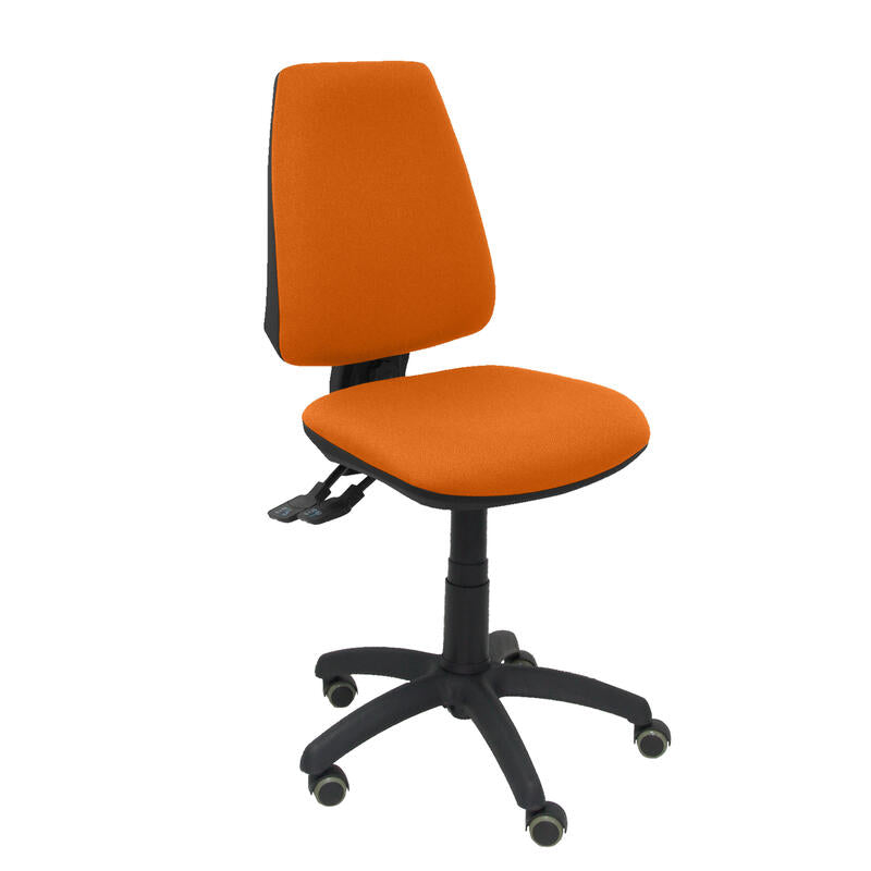 Silla Elche S Bali Naranja Ruedas De Parquet