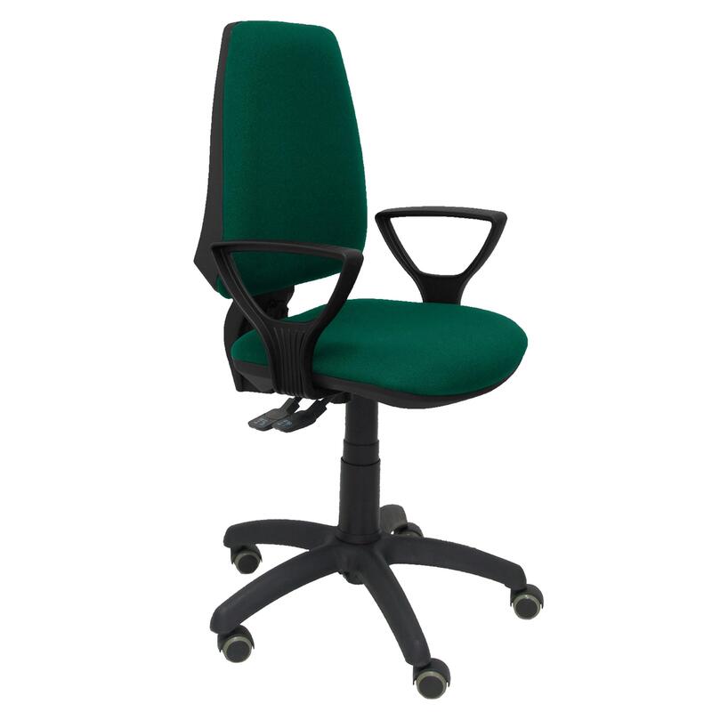 Silla Elche S Bali Verde Brazos Fijos Ruedas De P