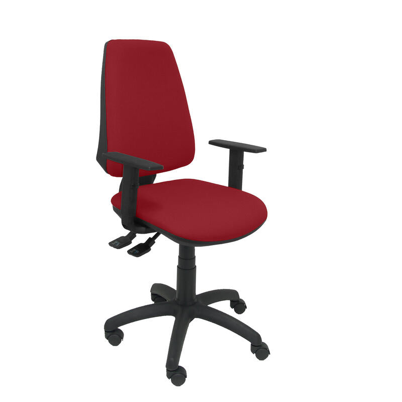 Silla Elche S Brazos Regulables Bali Color Granat