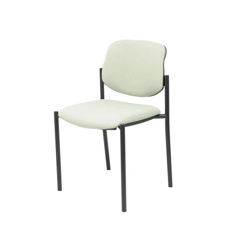 Silla Fija Villalgordo Bali Gris Chasis Negro
