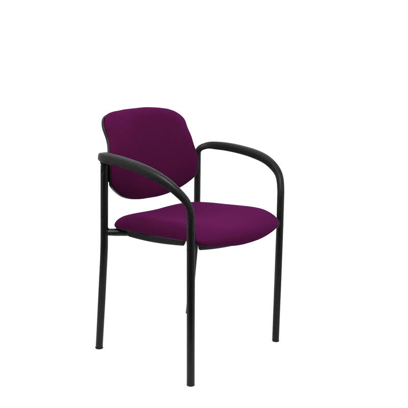Silla Fija Villalgordo Bali Morado Chasis Negro C
