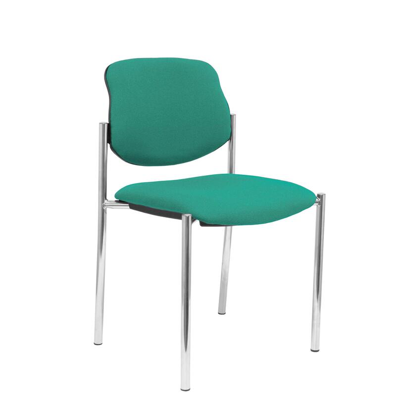 Silla Fija Villalgordo Bali Verde Chasis Cromo