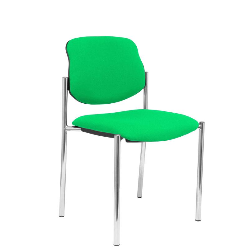 Silla Fija Villalgordo Bali Verde Chasis Cromo
