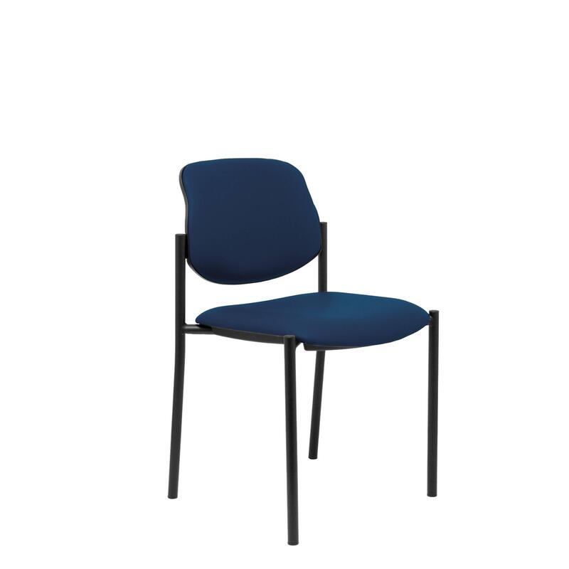 Silla Fija Villalgordo Similpiel Azul Marino Chas
