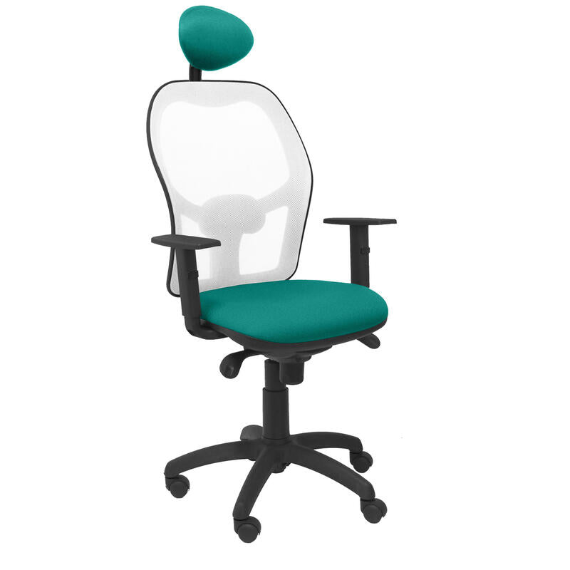 Silla Jorquera Malla Blanca Asiento Bali Verde Cl