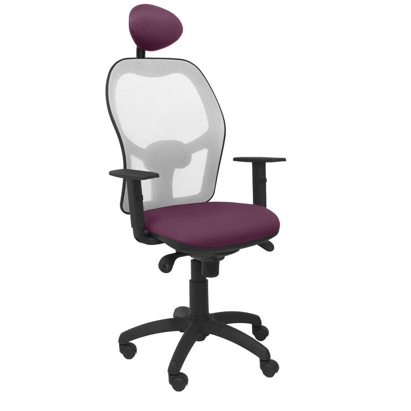 Silla Jorquera Malla Gris Asiento Bali Morado Con