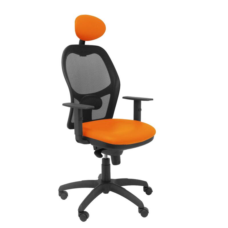 Silla Jorquera Malla Negra Asiento Similpiel Nara