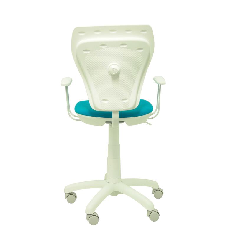 Silla Juvenil Salinas Blanca Micro Azul