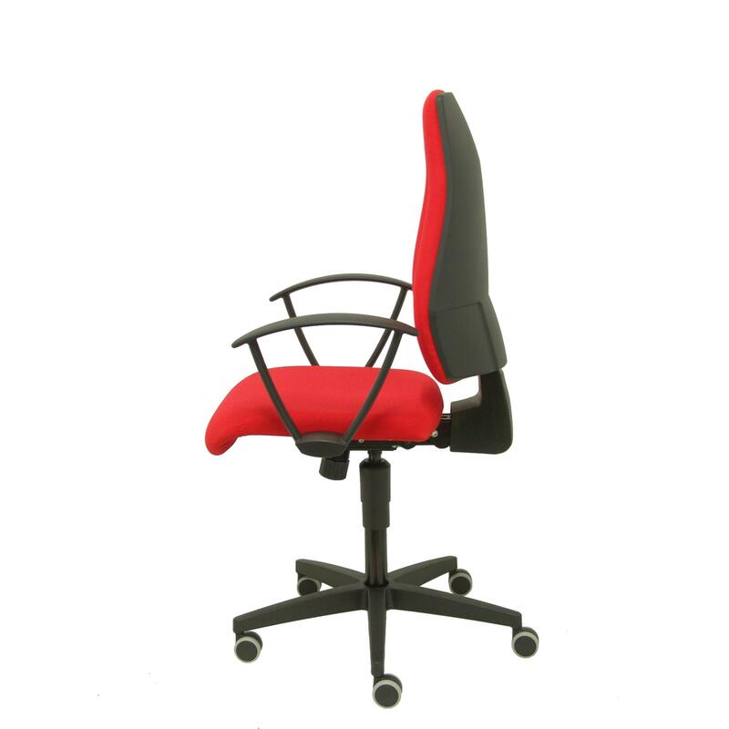 Silla Leganiel Sincro Tela Rojo Brazos Fijos