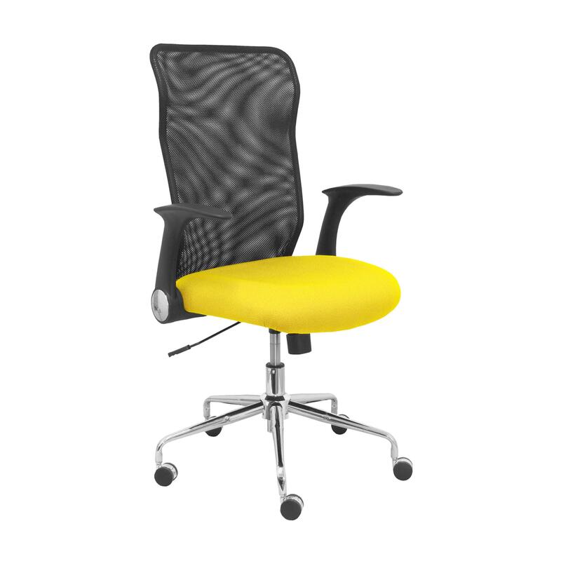 Silla Minaya Respaldo Malla Negro Asiento Bali Am