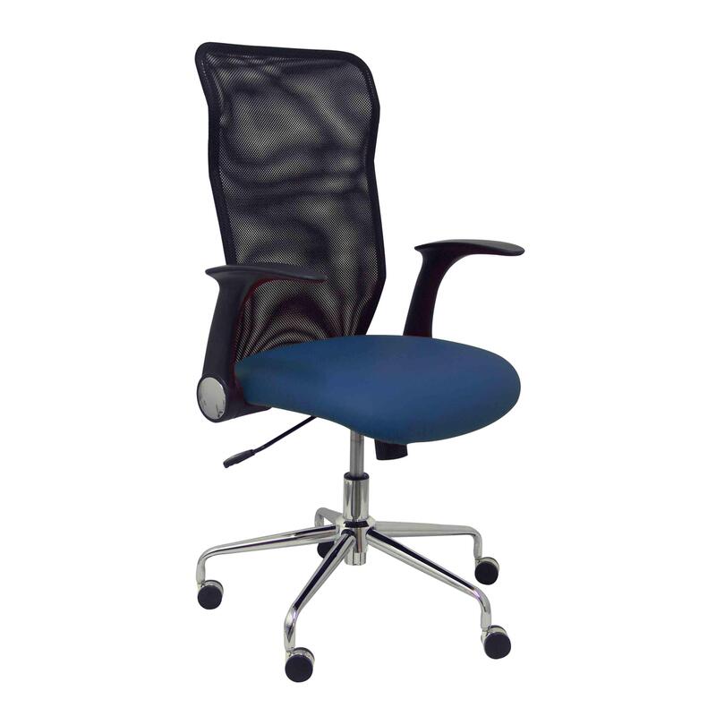 Silla Minaya Similpiel Azul Marino