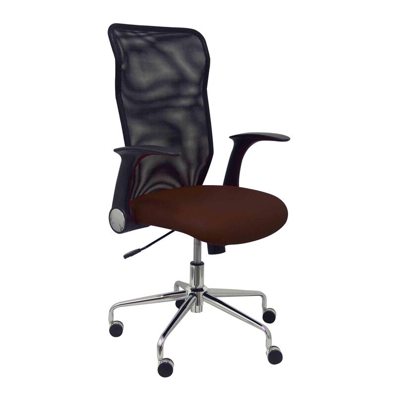 Silla Minaya Similpiel Marron