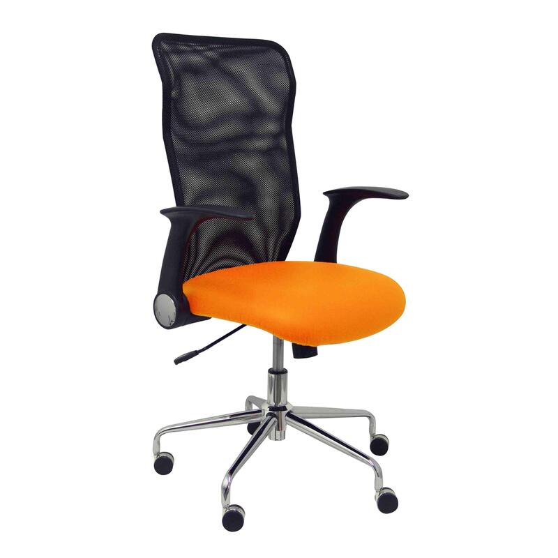 Silla Minaya Similpiel Naranja