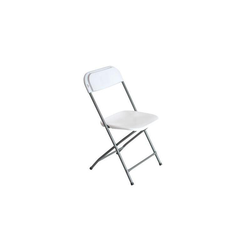 Silla Sungarden Resina Plegable 80x50x45cm - Blanco