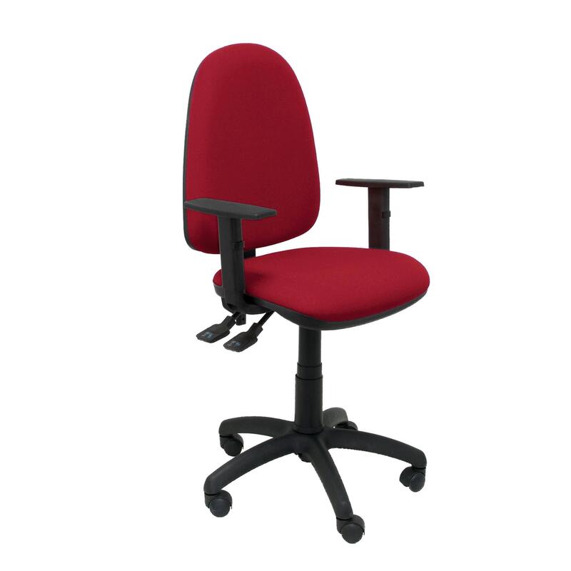 Silla Tribaldos Granate Con Brazos Regulables