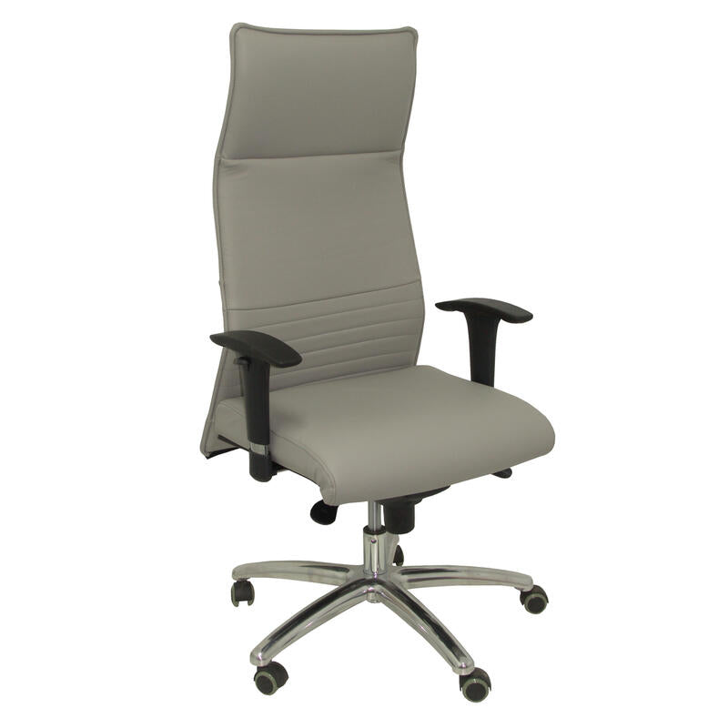 Sillon Albacete Xl Piel Gris Oscuro Hasta 160kg