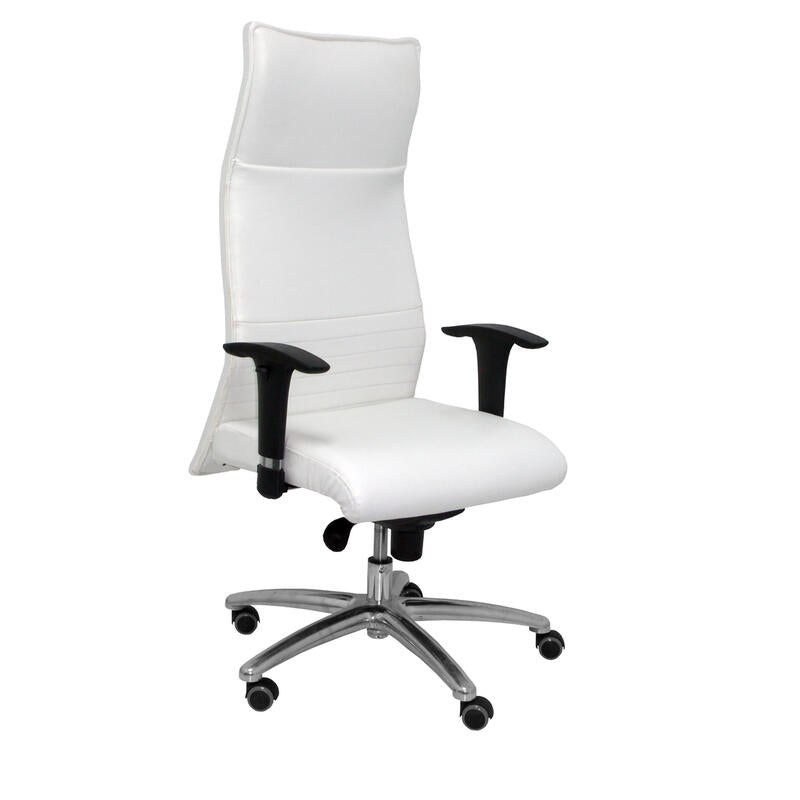 Sillon Albacete Xl Similpiel Blanco Hasta 160kg