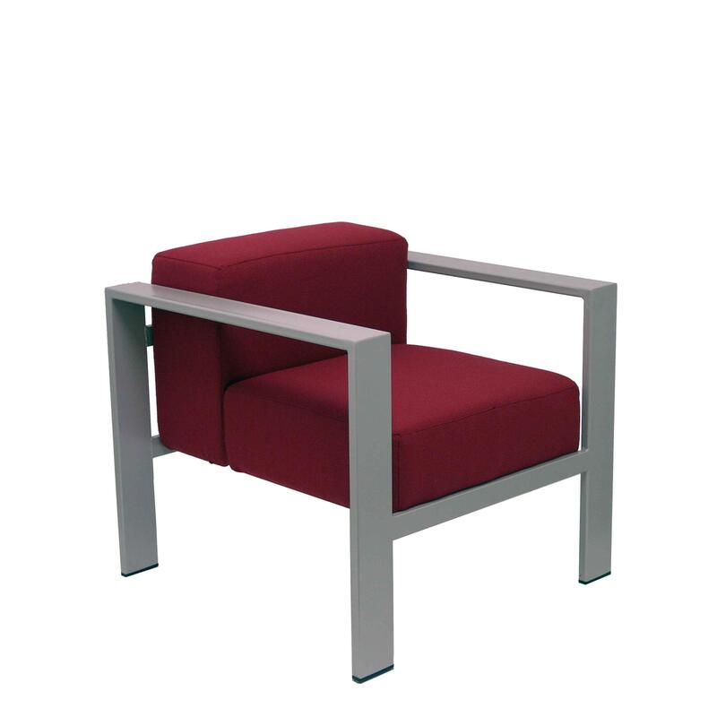 Sillon De Espera Lazaro Bali Granate