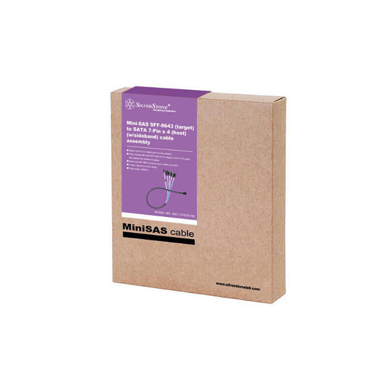 Silvermone Sm-Cps05-Re, Sas-Hd Cable, 12 Gb/S