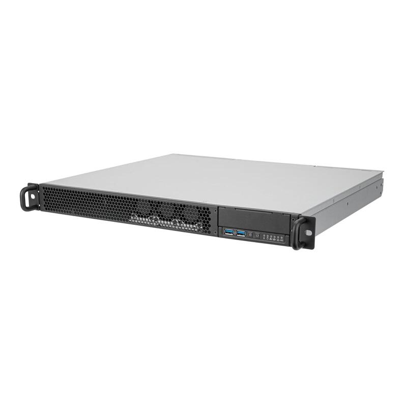 Silverstone Rm100 - Chasis De Servidor Rack 1u Con Soporte Para Placa Base Atx Y Diseño De Módulo I/O Reversible, Sst-Rm100