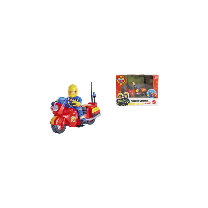 Simba Bombero Sam Bomberos Moto Con Figura, Vehículo De Juguete 109252654