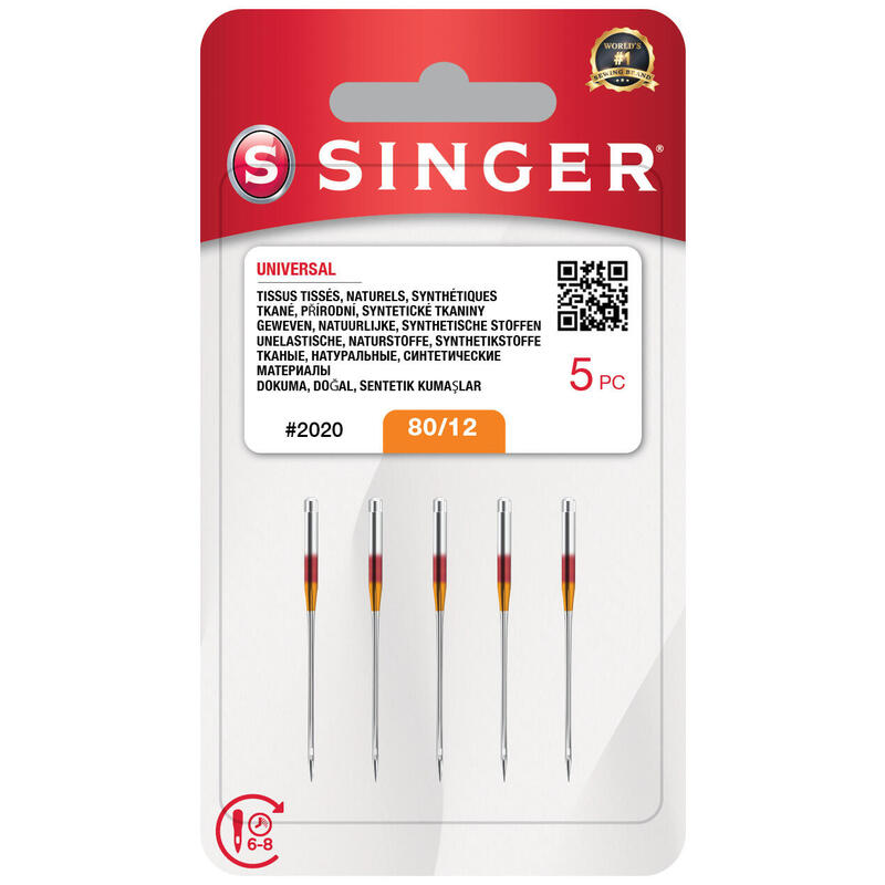 Singer Needle, 2020 Sz12 Blst W 10