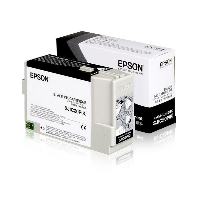 Sjic20p(K) Black Ink Cartridge Supl Or Tm-C3400bk