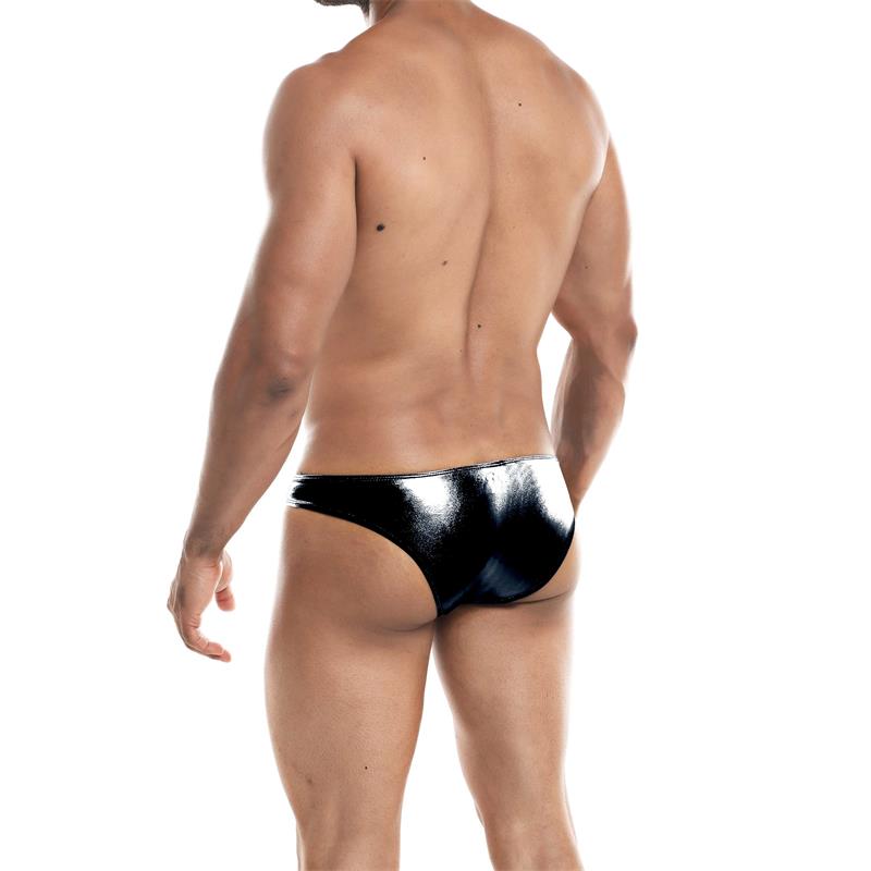Slip Bikini De Corte Bajo Provocative Negro Skai Talla (Interno):S