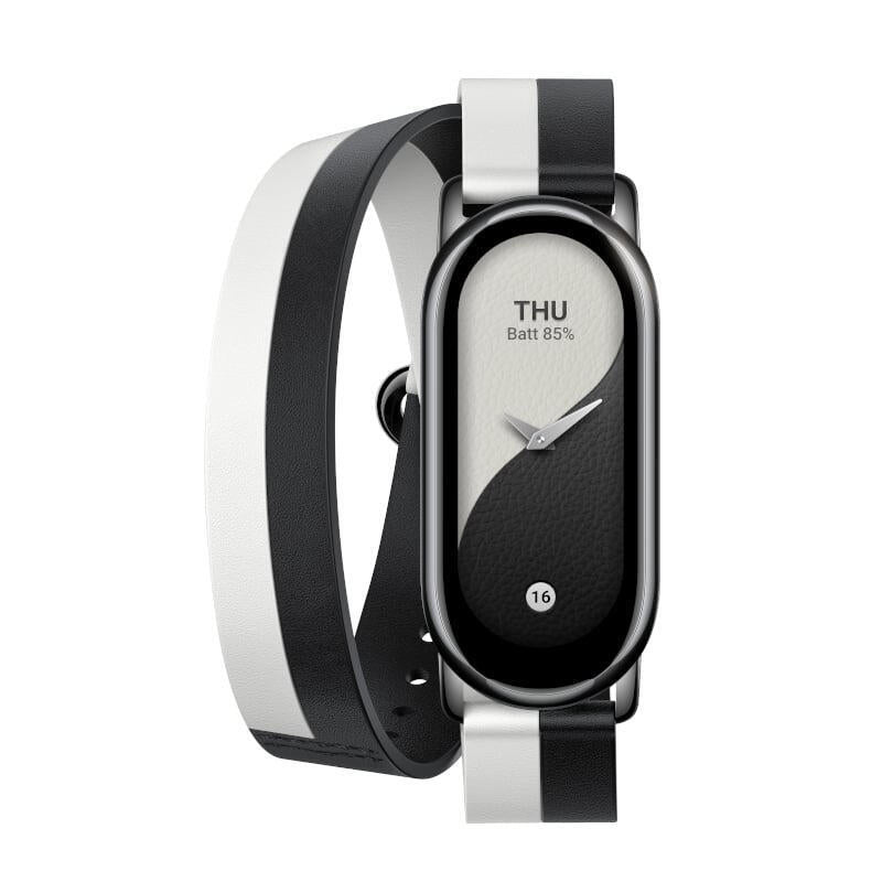 Smart Band Xiaomi 8 Double Wrap Strap Black And White