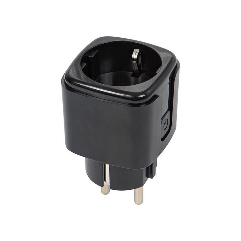 Smart Wifi-Controlled Socket Tuya V3 Negro