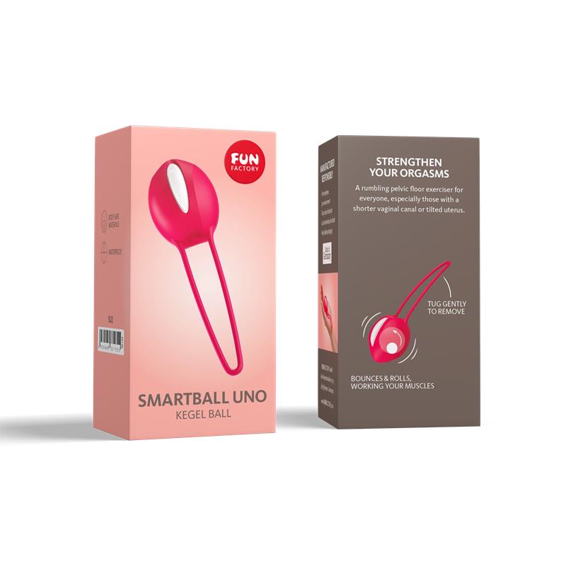 Fun Factory - Smartball Uno Blanco/Rojo India