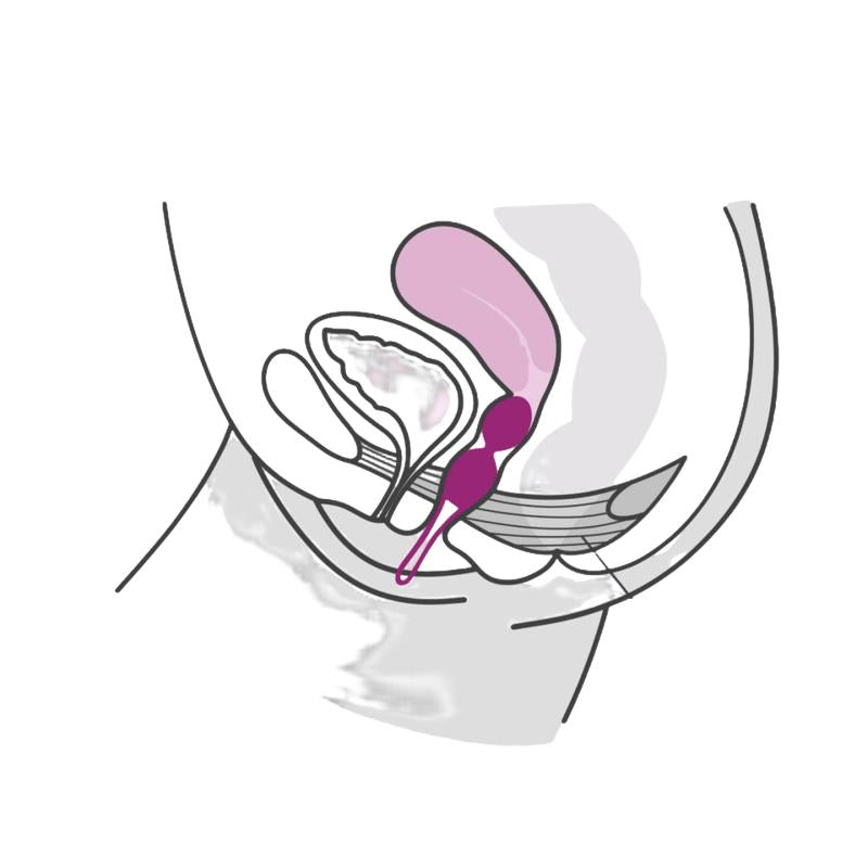 Fun Factory - Smartballs Duo Bolas Pelvicas Blanco / Lila Pastel