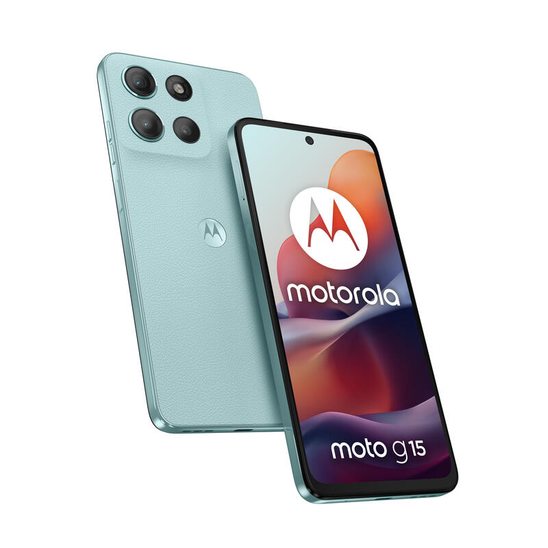 Smartphone Motorola Moto G15 4g Dual Sim 4gb Ram 128gb - Galcier Blue