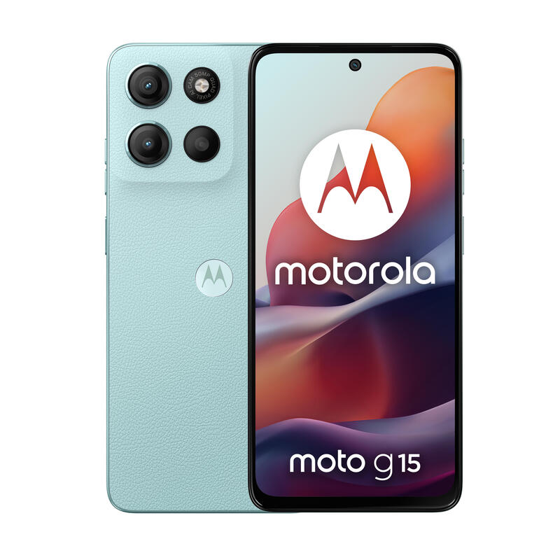 Smartphone Motorola Moto G15 4g Dual Sim 4gb Ram 128gb - Galcier Blue