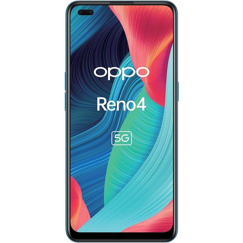 Smartphone Reacondicionado Oppo Reno 4 5g Cph2091 8gb 128gb Azul Espacial 1 Año De Garantia