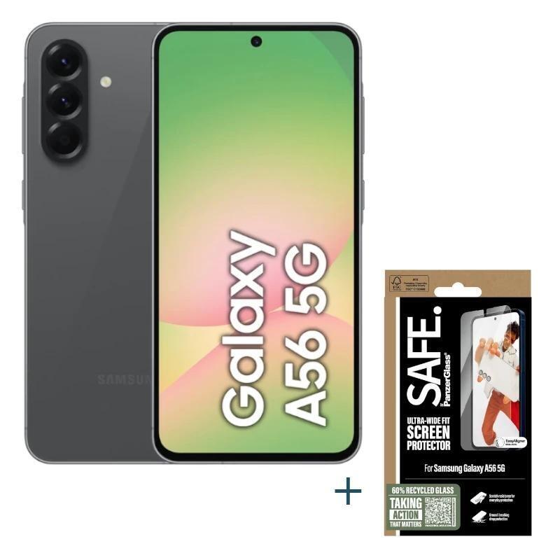 Smartphone Samsung Galaxy A56 Ee 128gb 8gb Black+Prot Panzerg