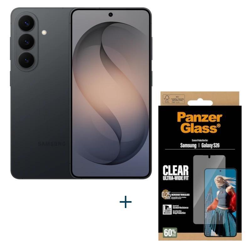 Smartphone Samsung Galaxy S26 5g 256gb Ee Black + Prot Panzer