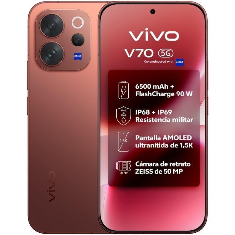 Smartphone Vivo V70 8gb 256gb 6.59' 5g Marrón