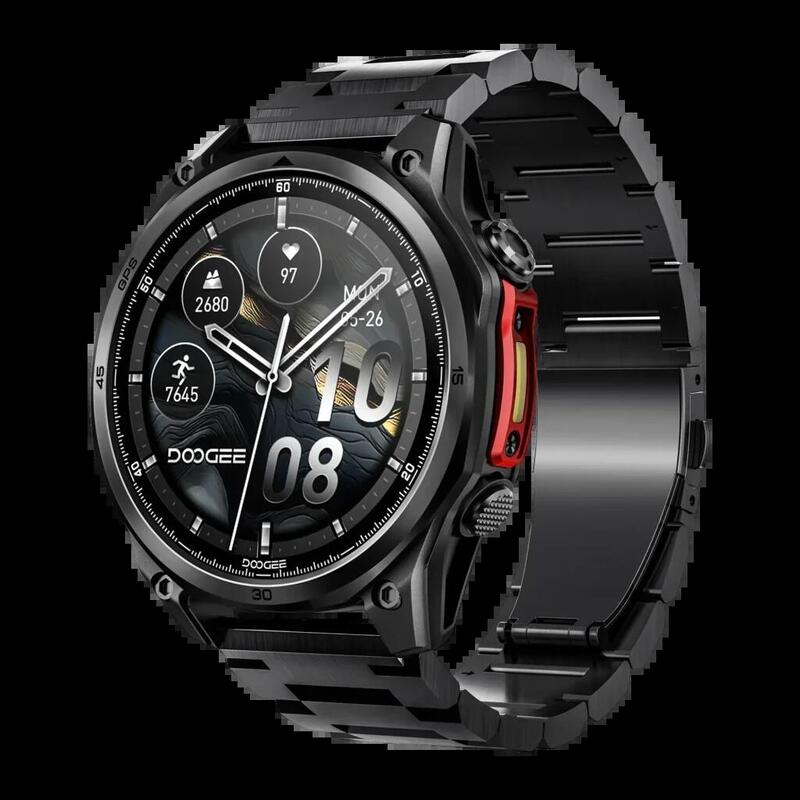Smartwatch Doogee Anywise W1 Pro 5atm Water-Resistant With Gps Black