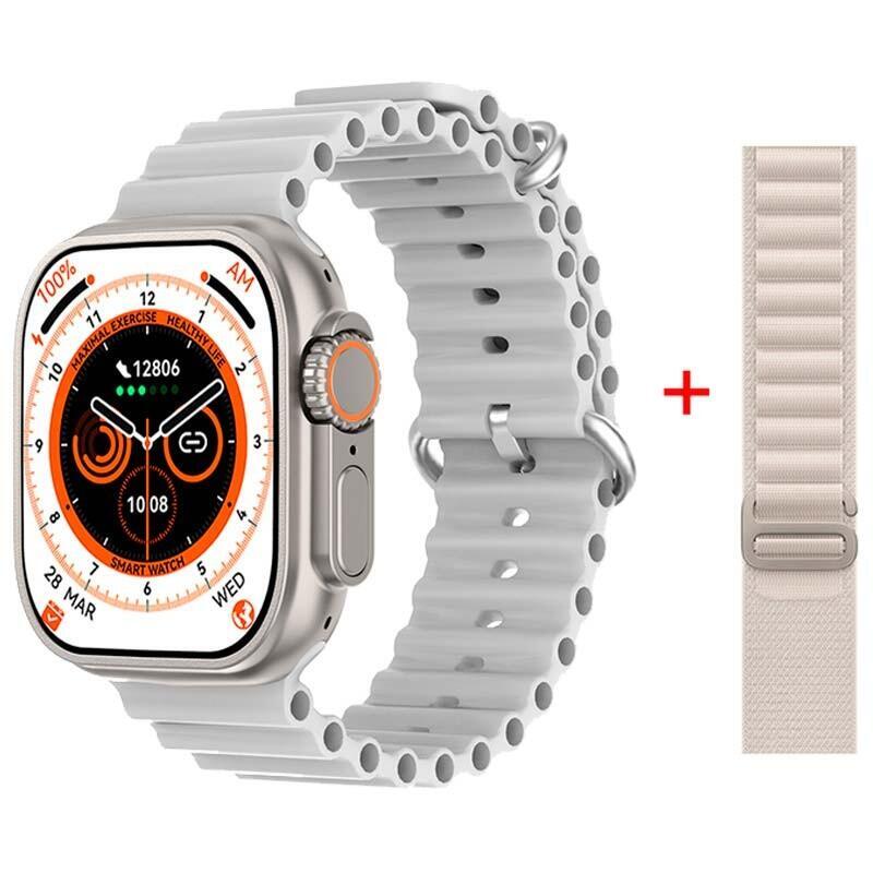 Smartwatch Dt No.1 Dt8 Ultra Max Plata