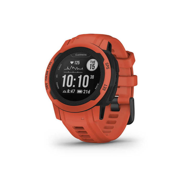 Smartwatch Garmin Instinct 2s Z Czujnikiem TäTna Hrm Elevate (Makowy / Makowy Pasek)