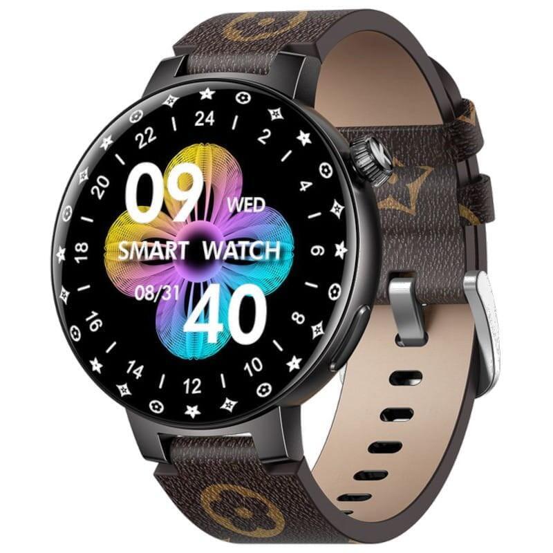 Smartwatch Kumi Gt6 Pro Gris Con Pantalla Blanco Y Negro