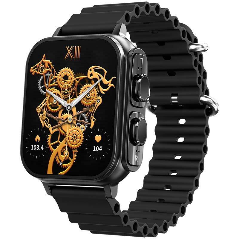 Smartwatch Lemfo N22 Negro Con Auriculares Tws