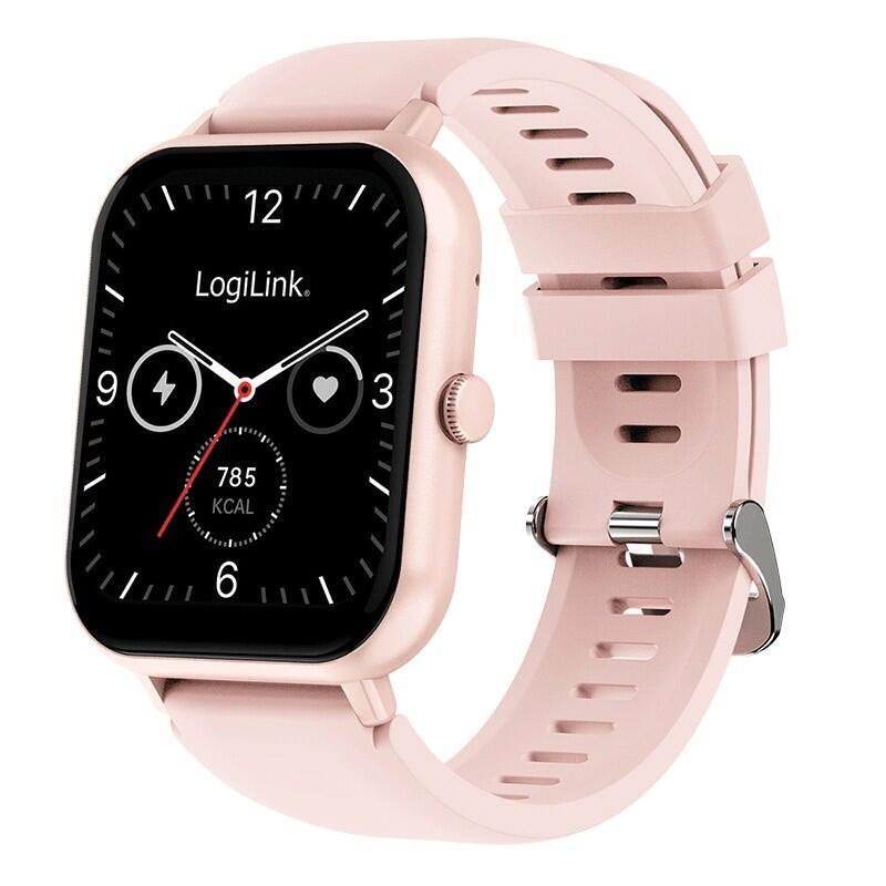 Smartwatch Logilink Edge 1,83" Lcd Touchscreen Bt5.2 Rosa