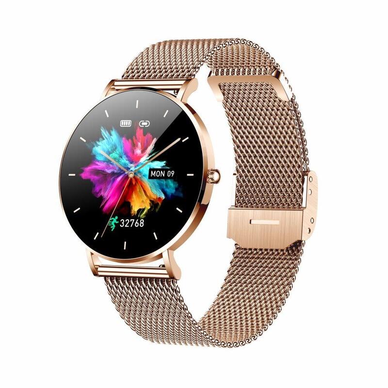 Smartwatch Reloj Damski Manta Alexa Zloty +Correa Rosa
